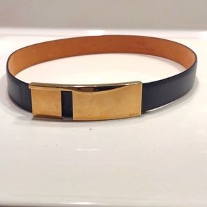 Gucci Black Leather Belt